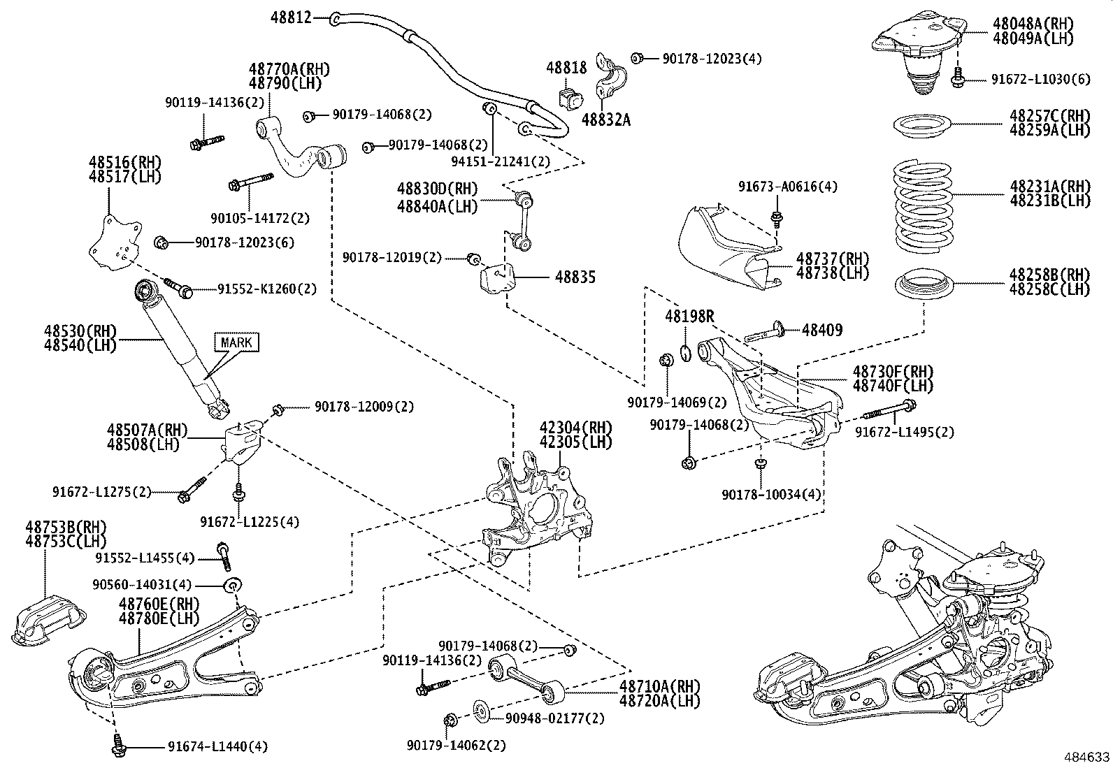 Rear Spring & Shock Absorber
