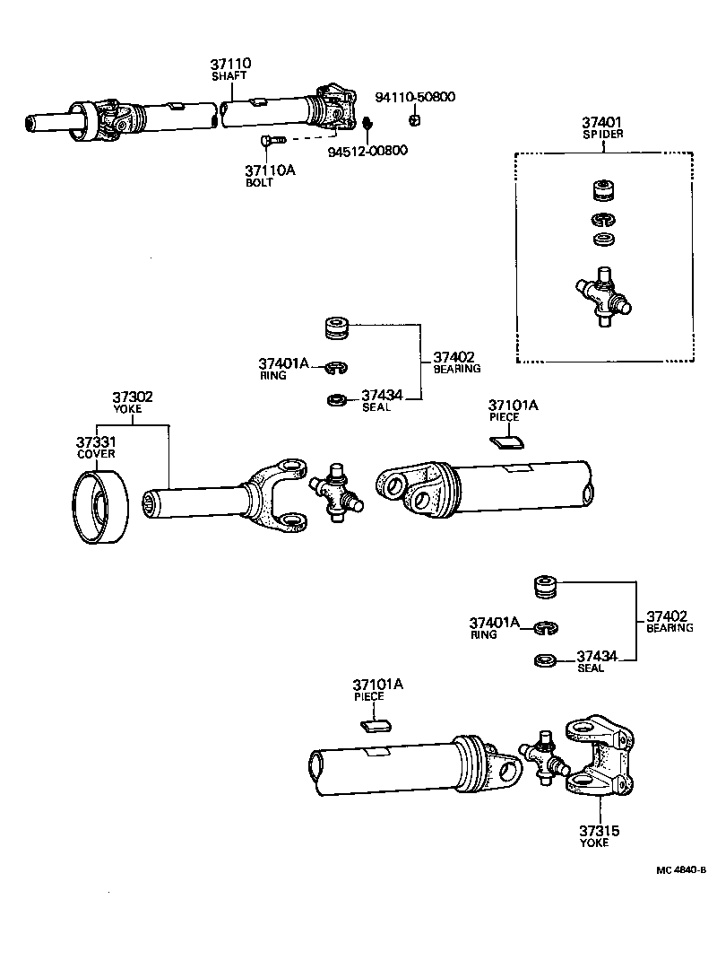 Propeller Shaft & Universal Joint