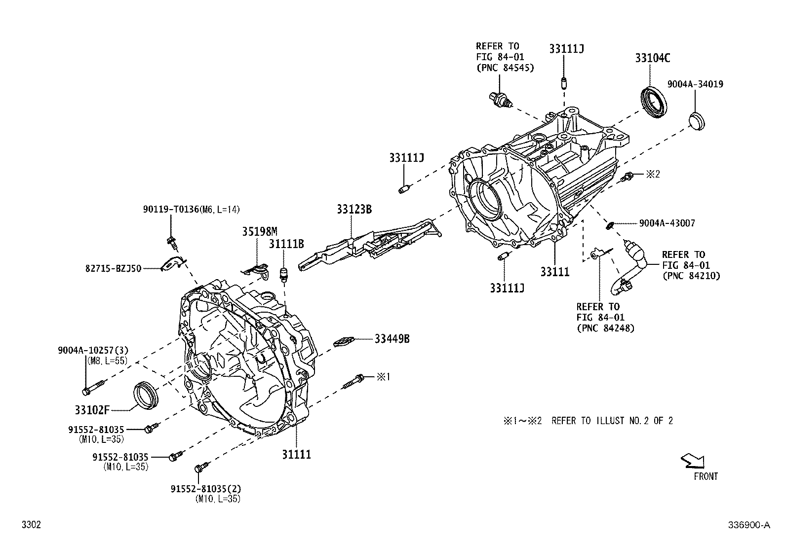 Clutch Housing + Transmission Case