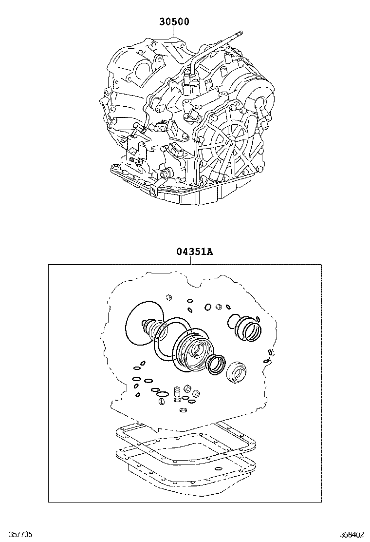 Transaxle Or Transmission Assy & Gasket Kit