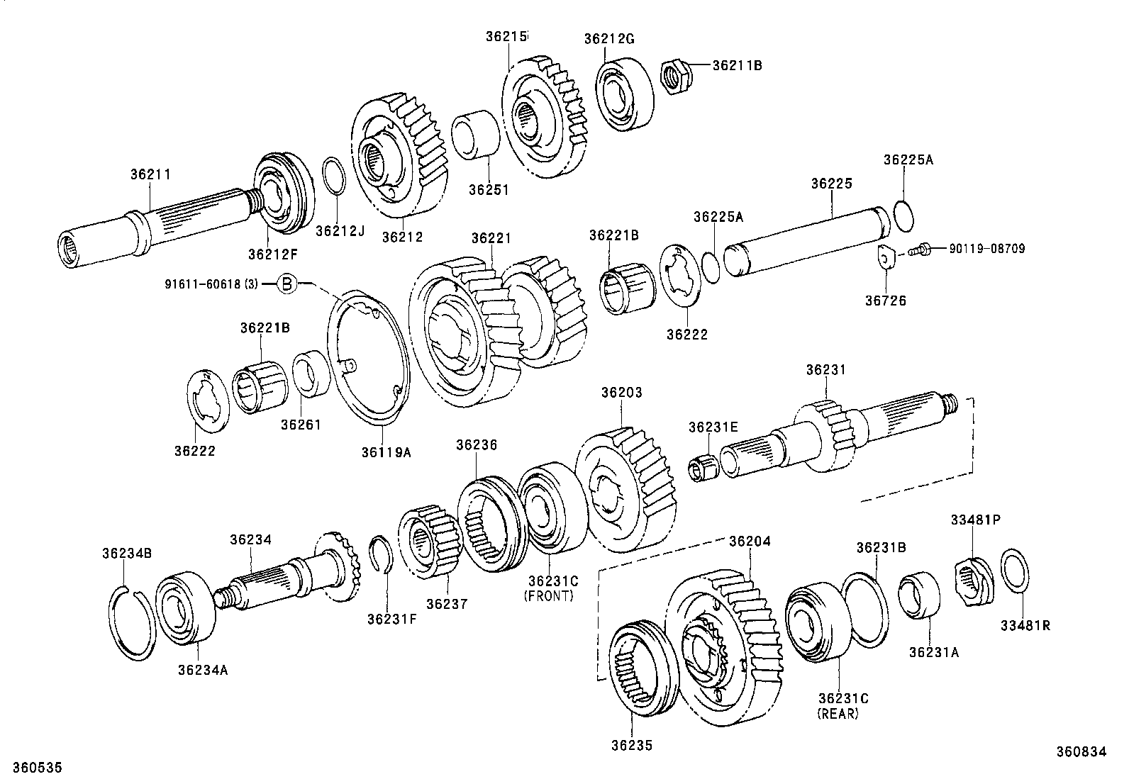 Transfer Gear