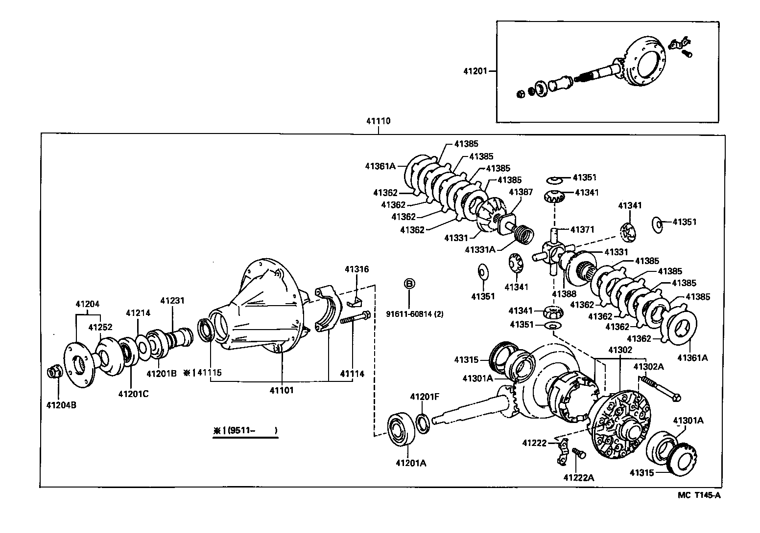 Rear Axle Housing Differential