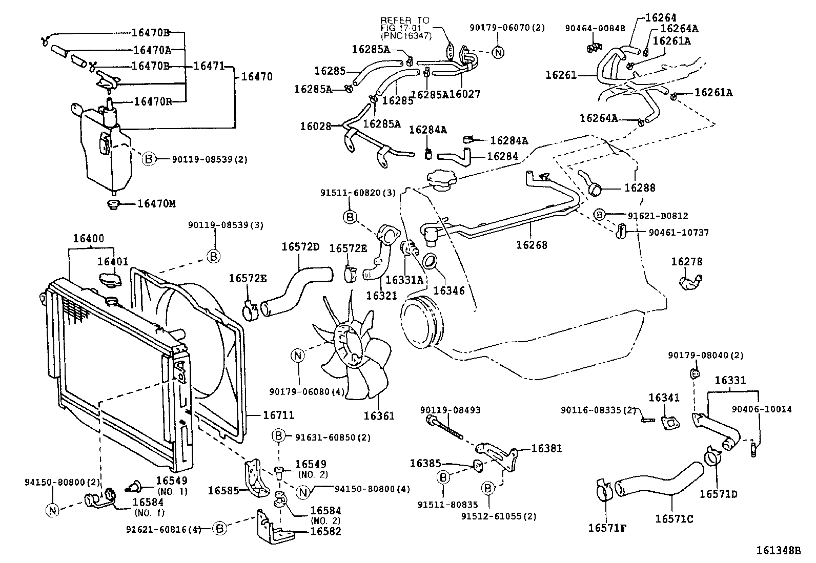 Radiator Water Outlet