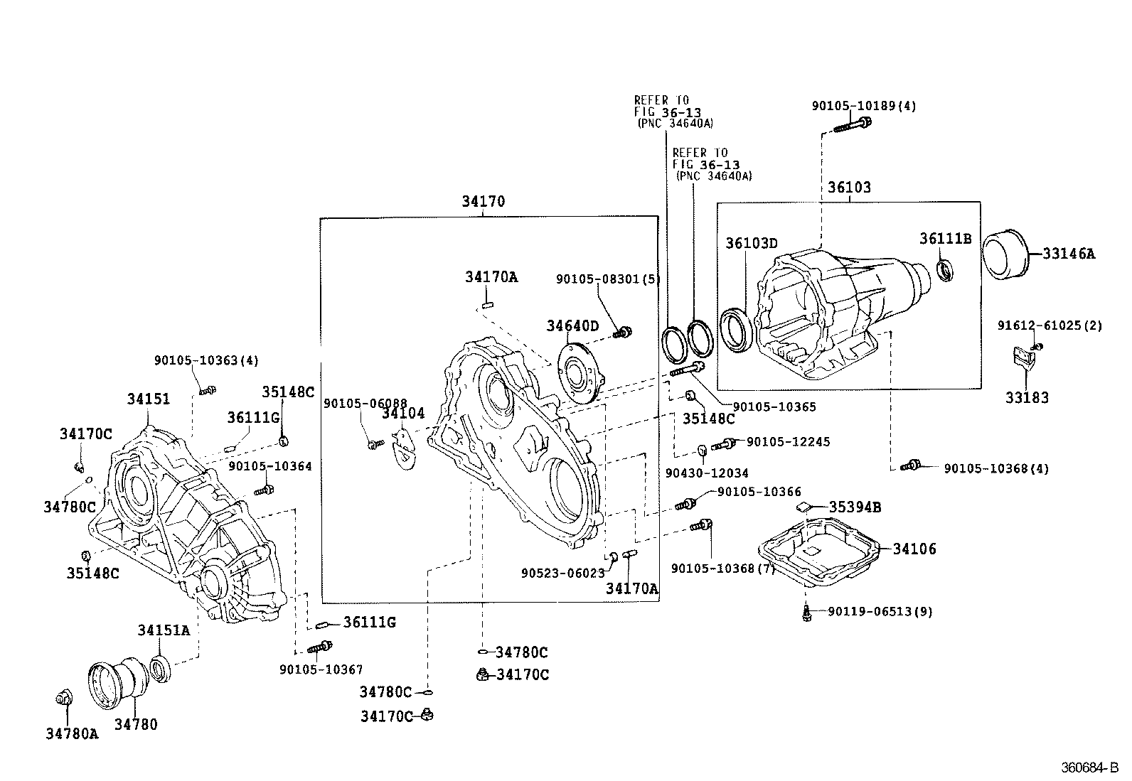 Transfer Case & Extension Housing