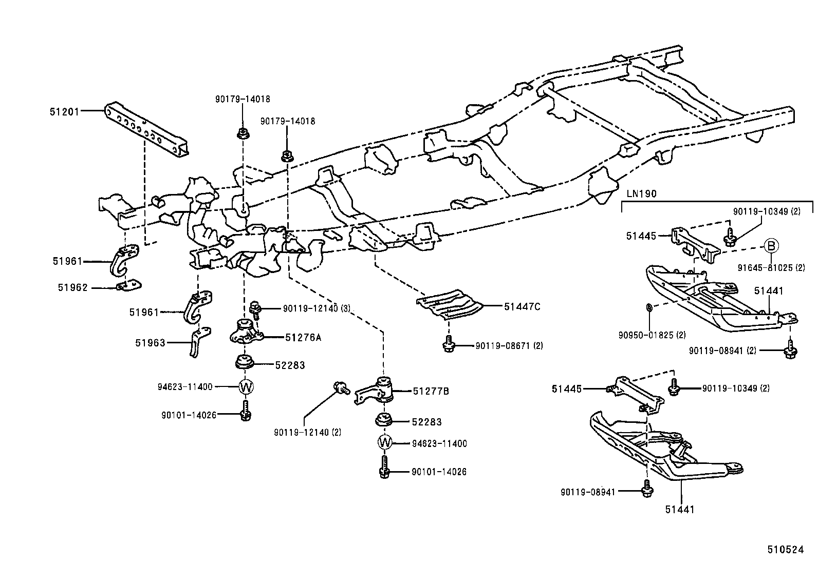 Suspension Crossmember & Under Cover