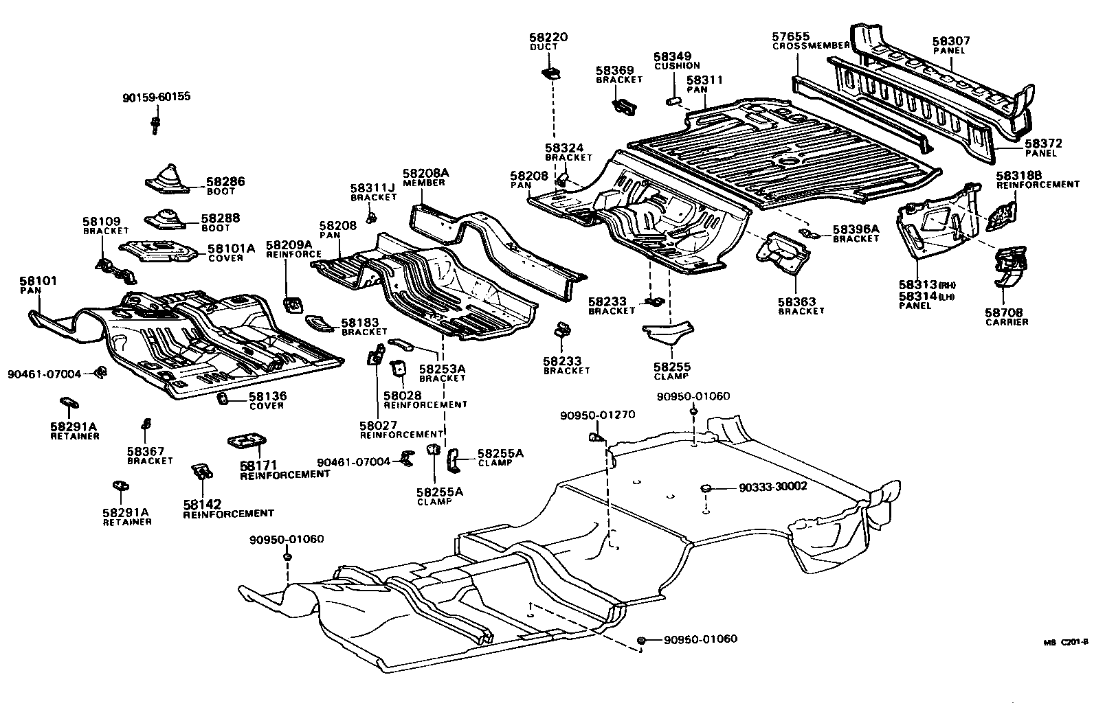 Floor Pan & Lower Back Panel