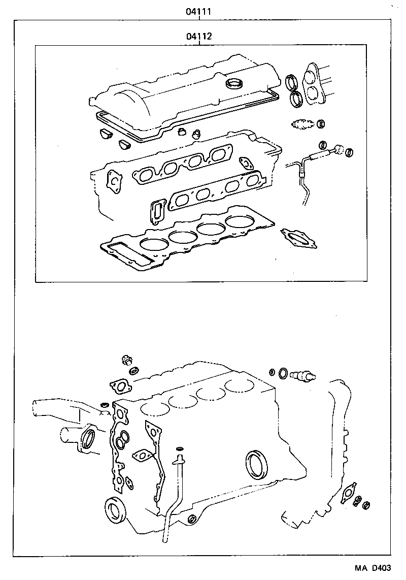 Engine Overhaul Gasket Kit