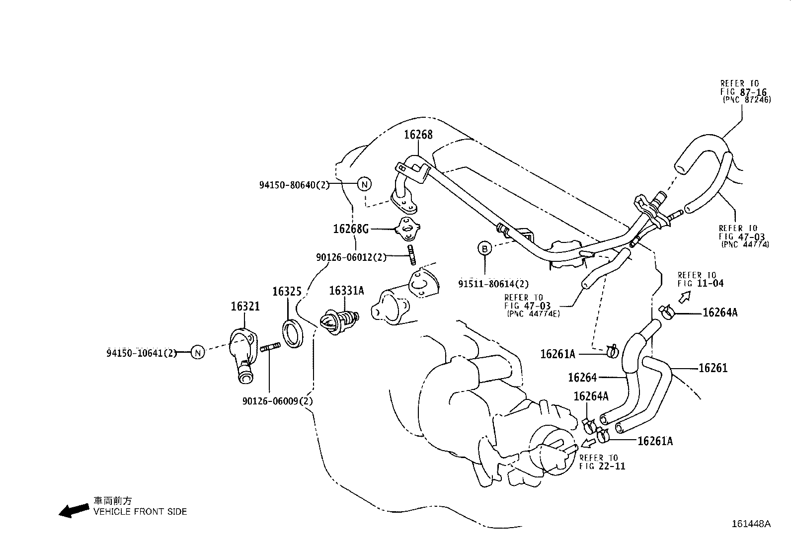 Radiator Water Outlet