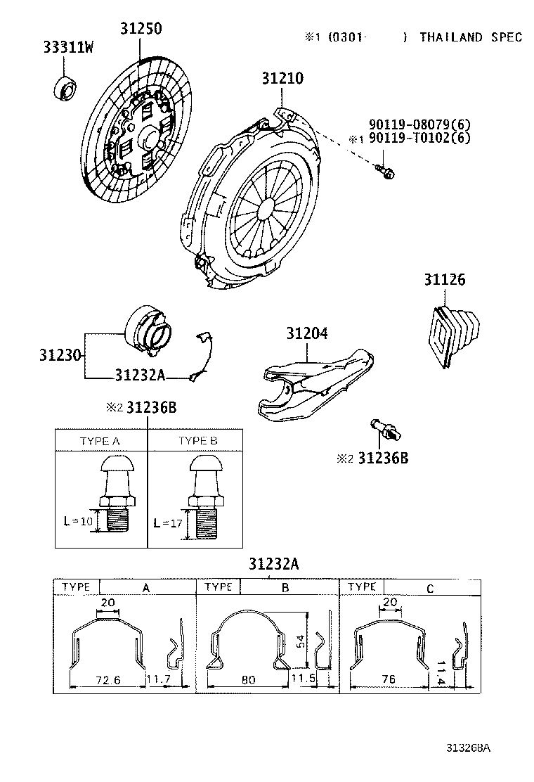 Clutch & Release Fork