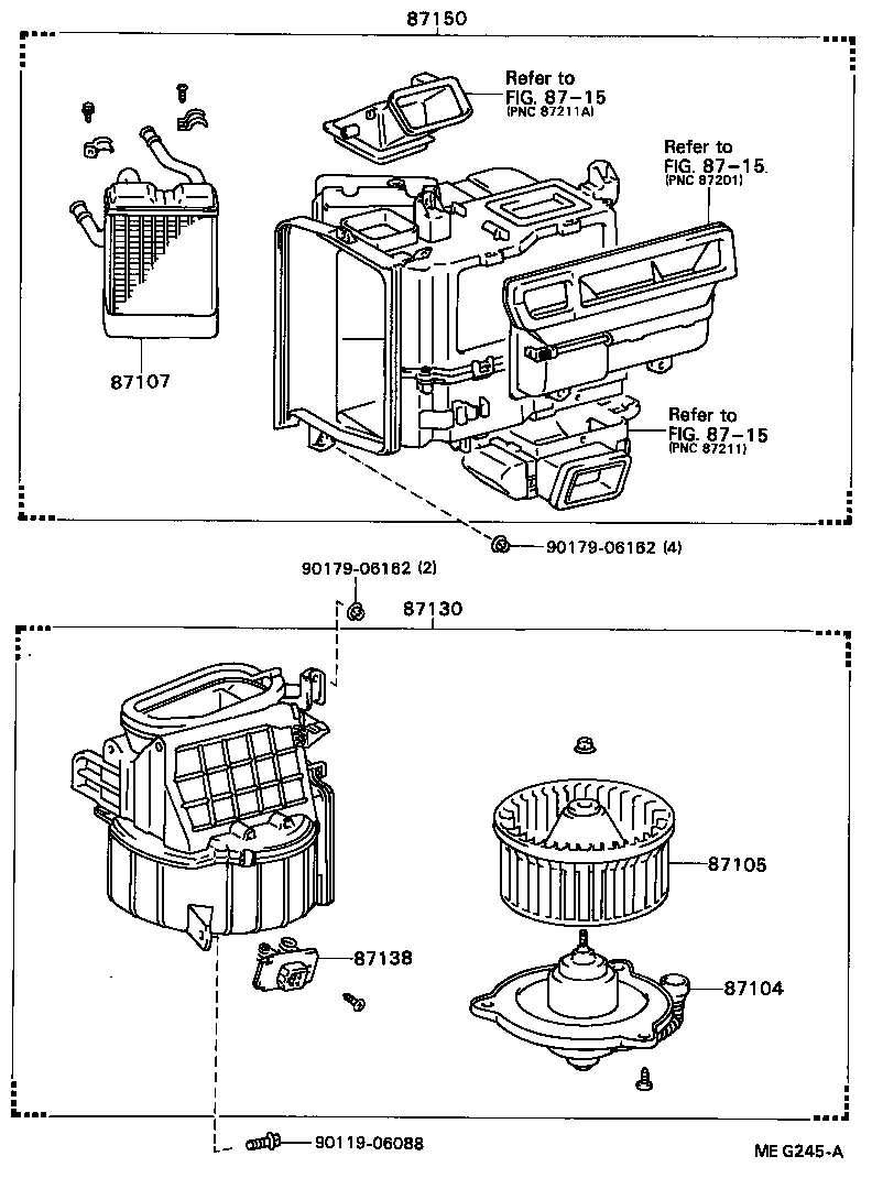Heating Air Conditioning Heater Unit Blower