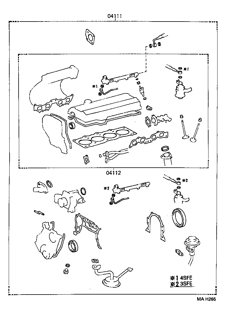 Engine Overhaul Gasket Kit