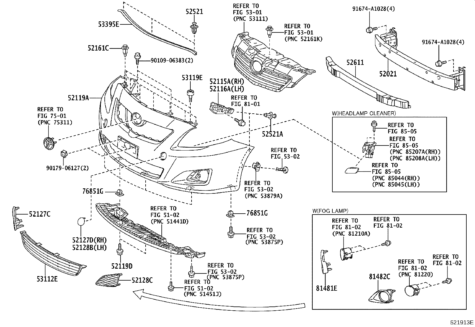 Front Bumper Bumper Stay