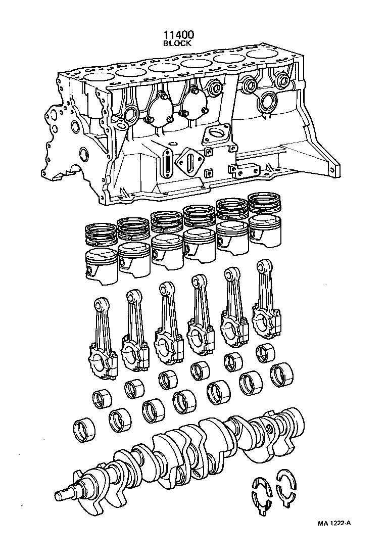 Conjunto de bloque corto