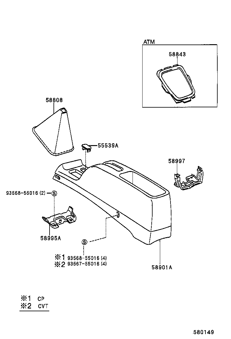 Console Box & Bracket