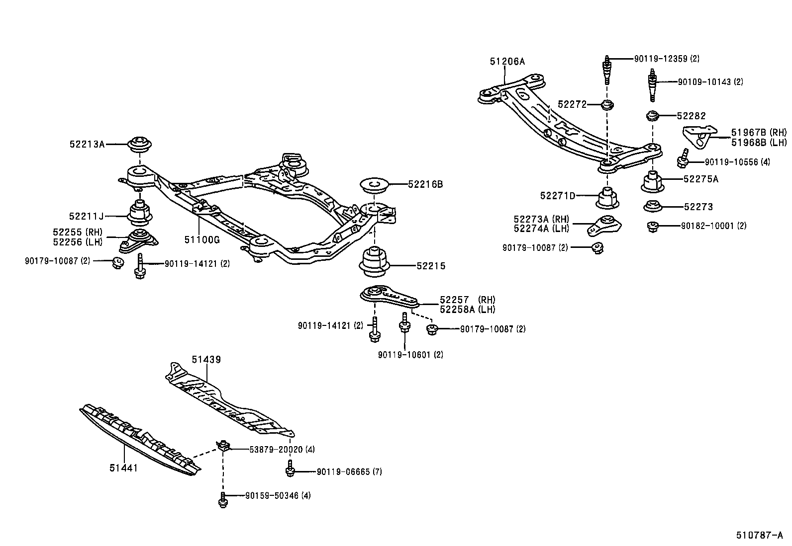 Suspension Crossmember & Under Cover