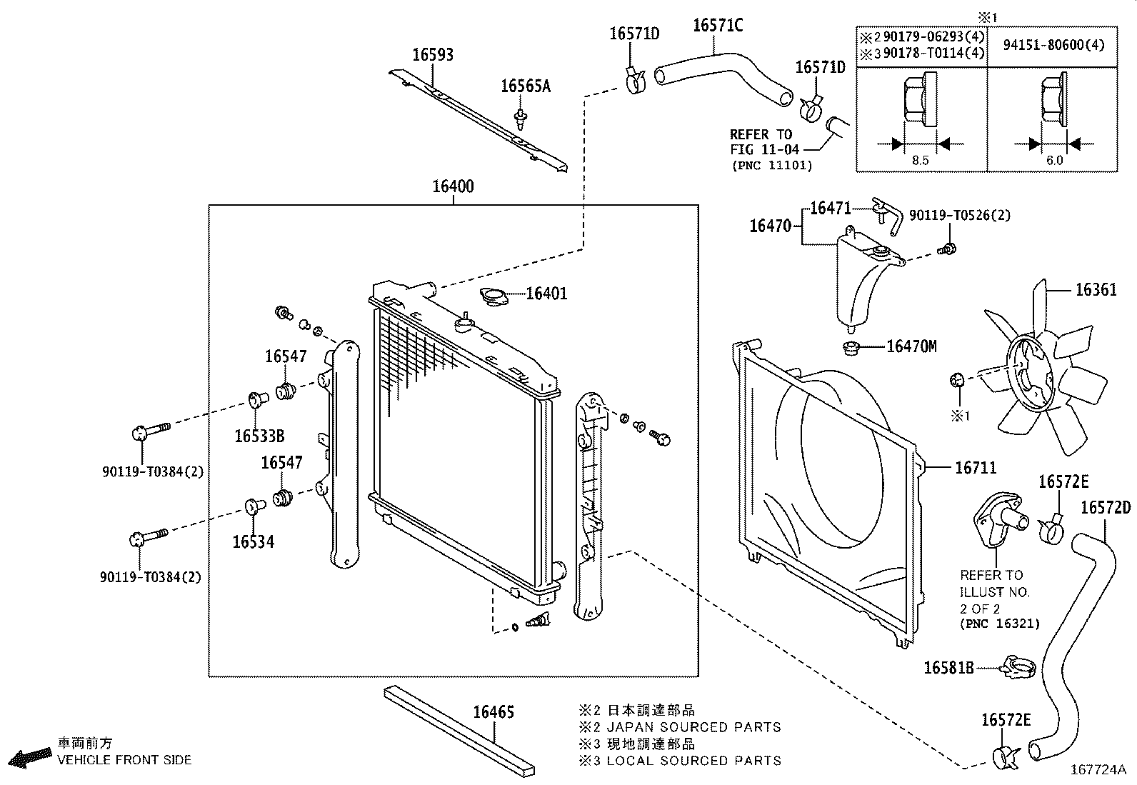 Radiator Water Outlet