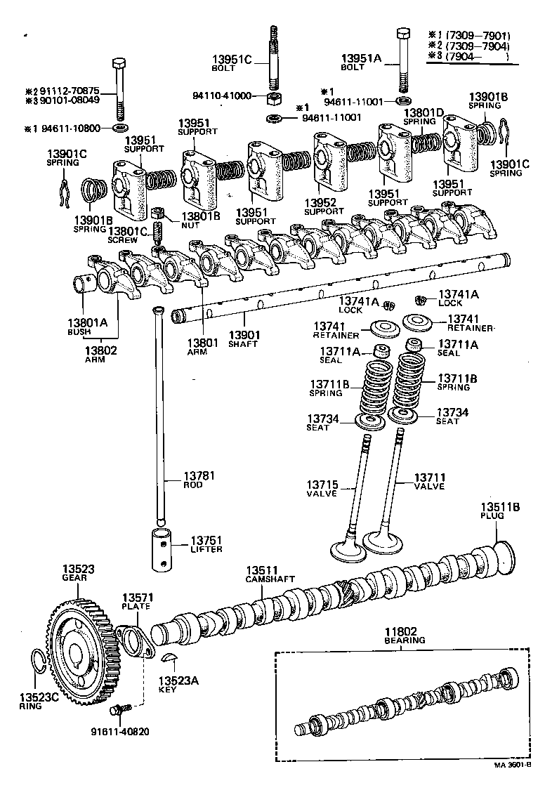 Camshaft & Valve