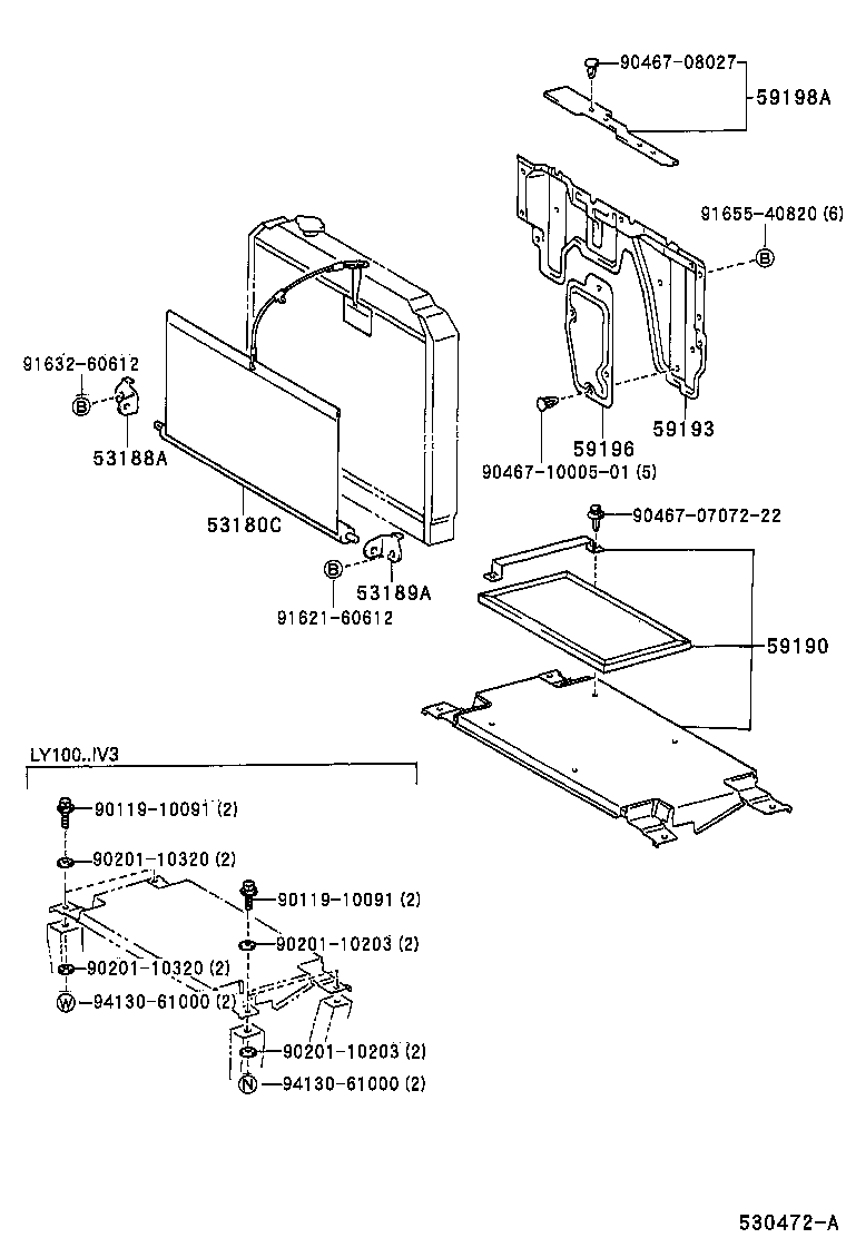 Radiator Support Wind Guide