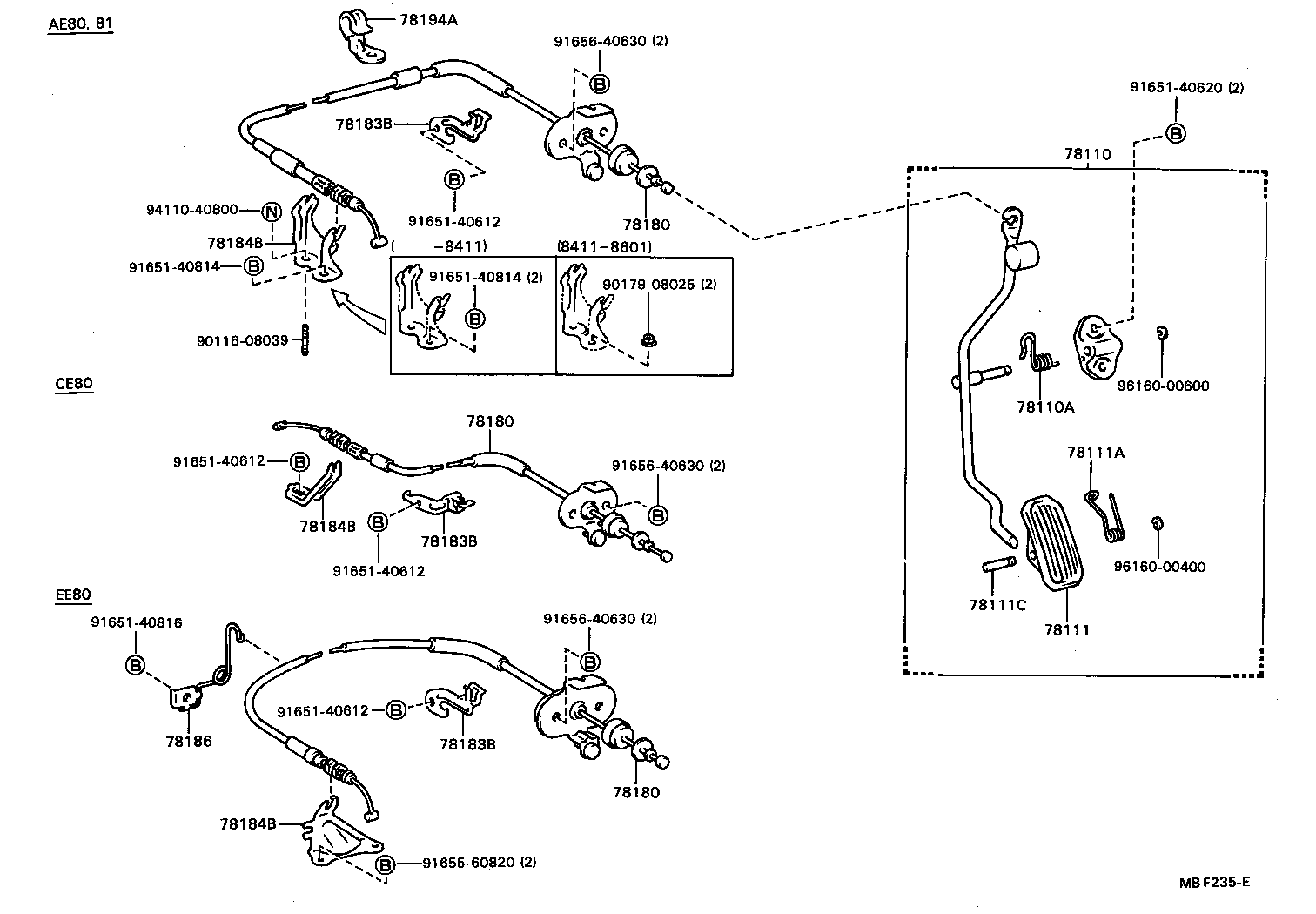 Enlace del acelerador