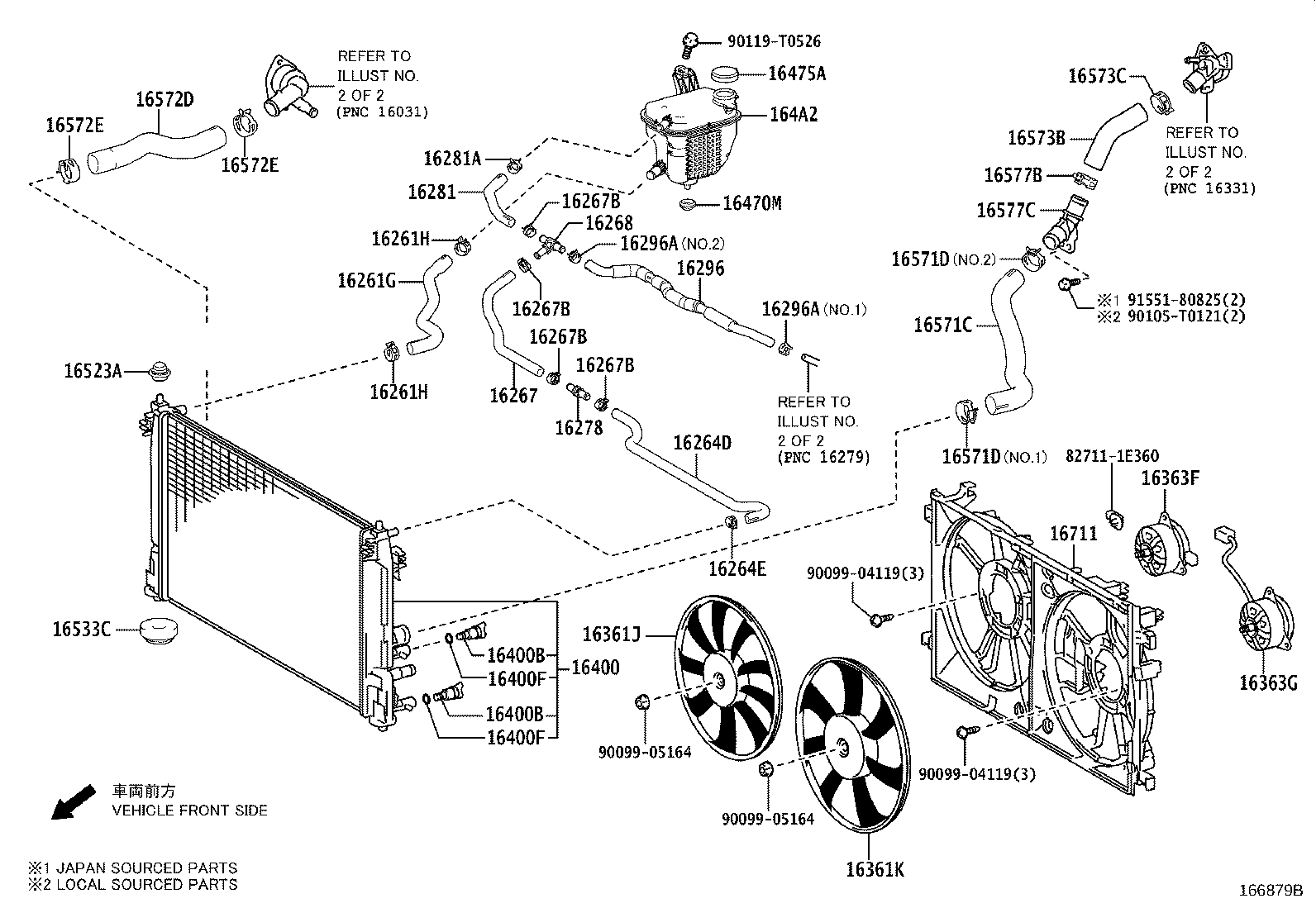 Radiator Water Outlet