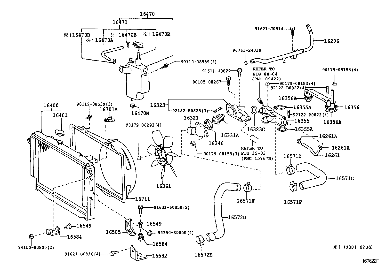 Radiator Water Outlet