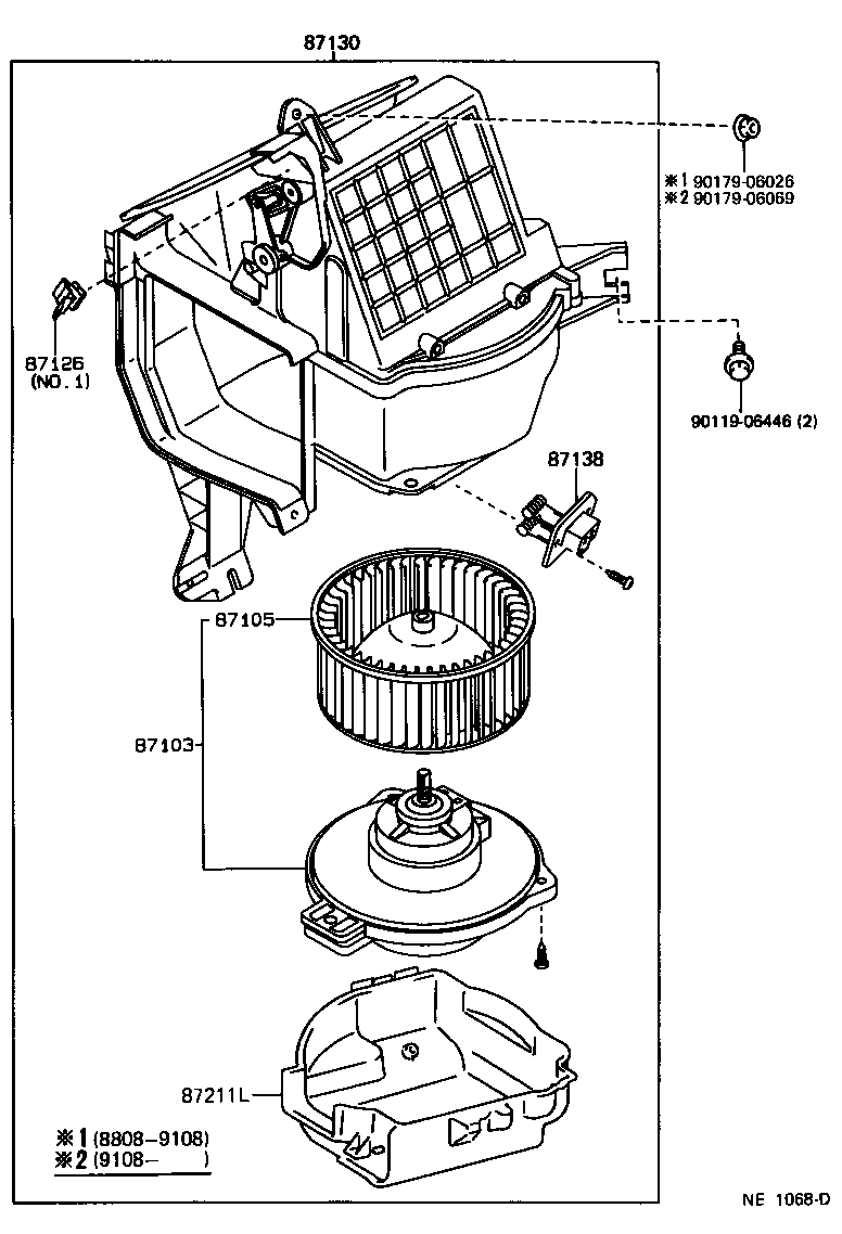 Heating Air Conditioning Heater Unit Blower