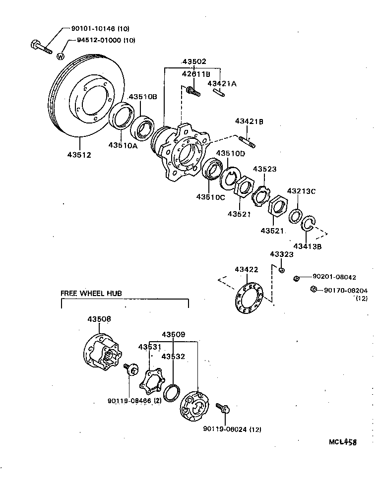 Front Axle Hub