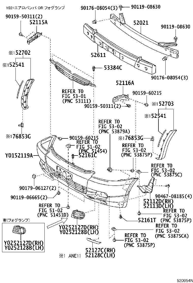 Front Bumper Bumper Stay