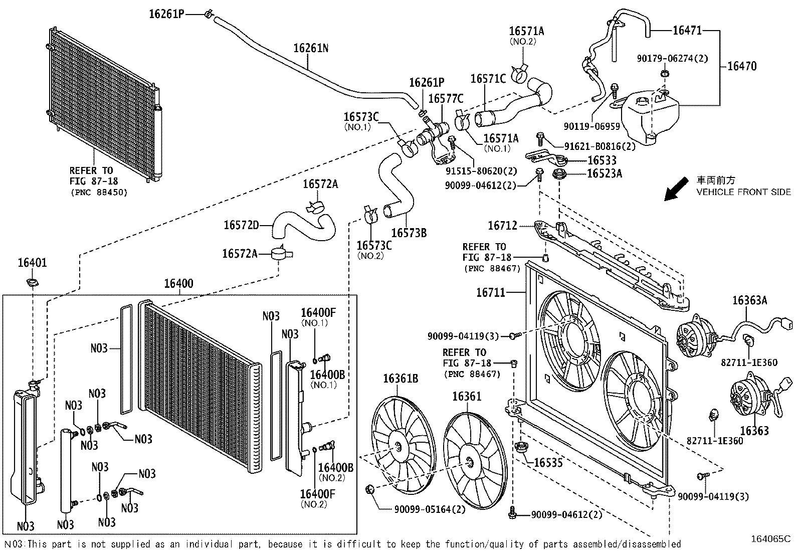 Radiator Water Outlet