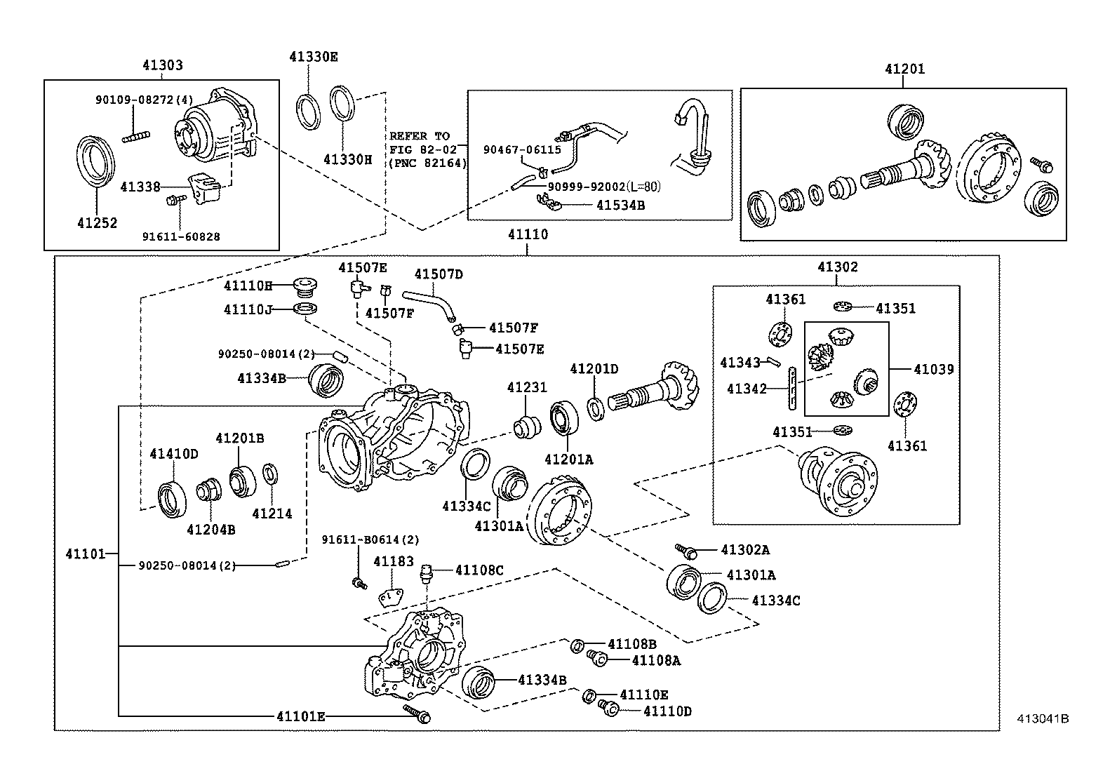 Rear Axle Housing Differential