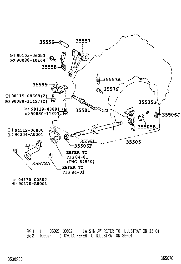 Throttle Link & Valve Lever