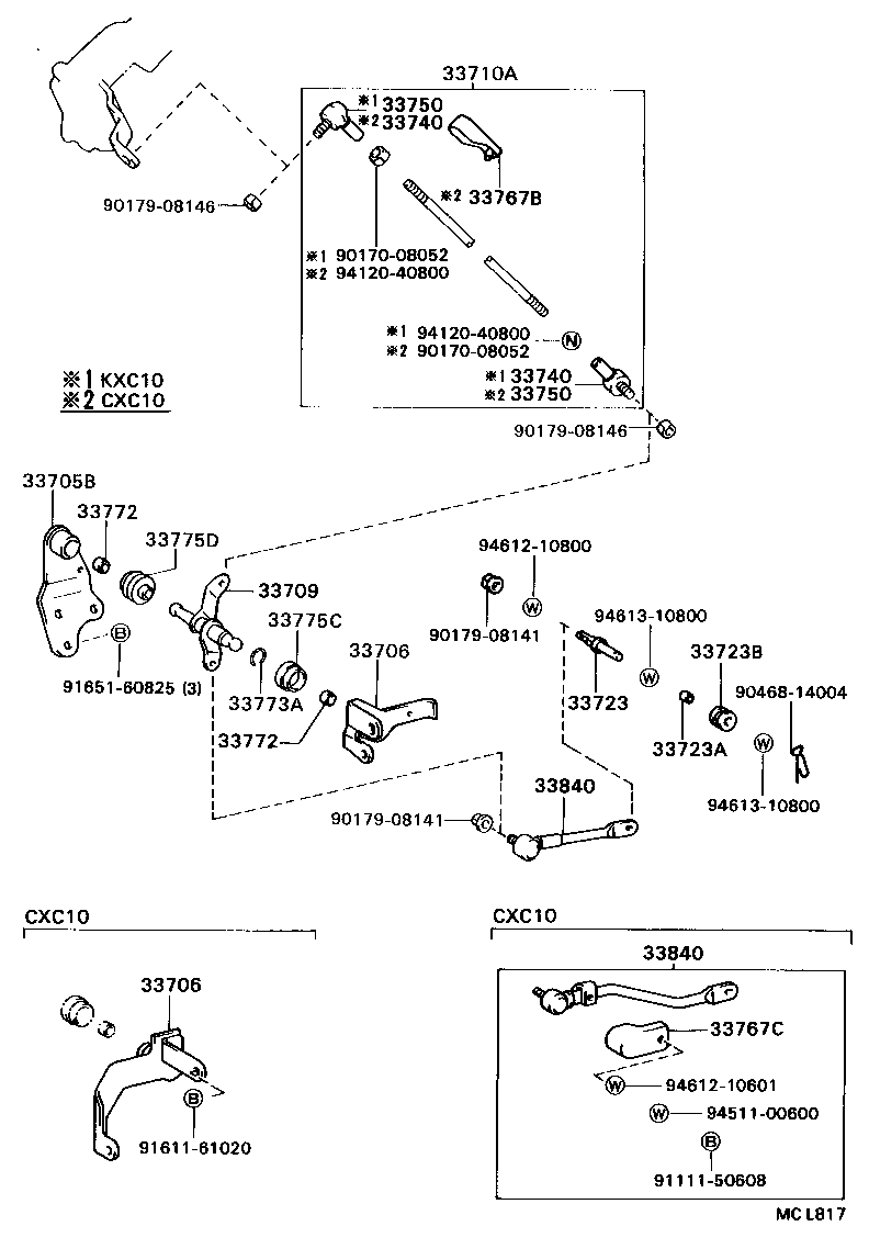 Control Shaft & Crossshaft