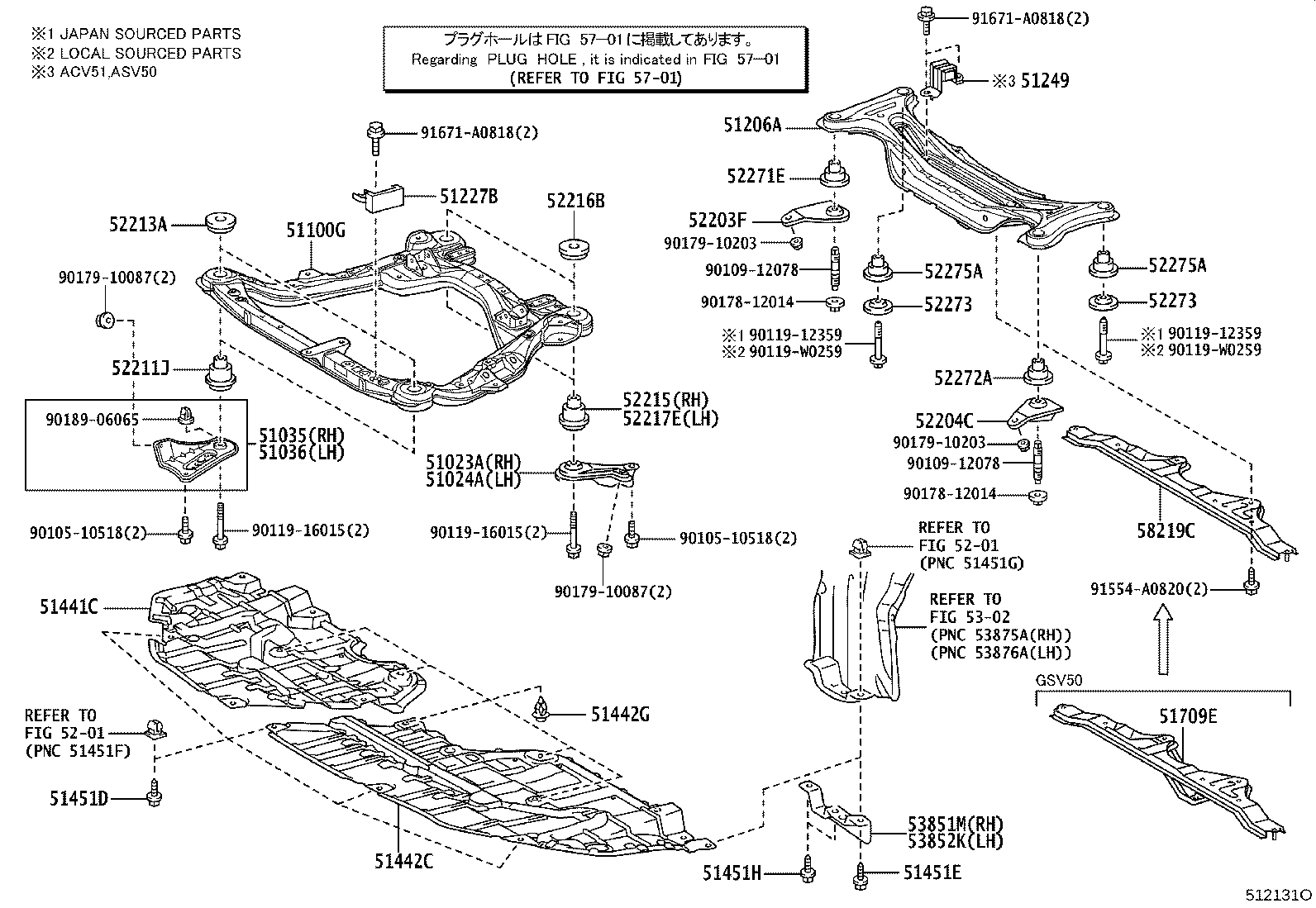 Suspension Crossmember & Under Cover