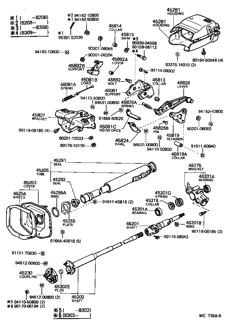 Steering Column & Shaft