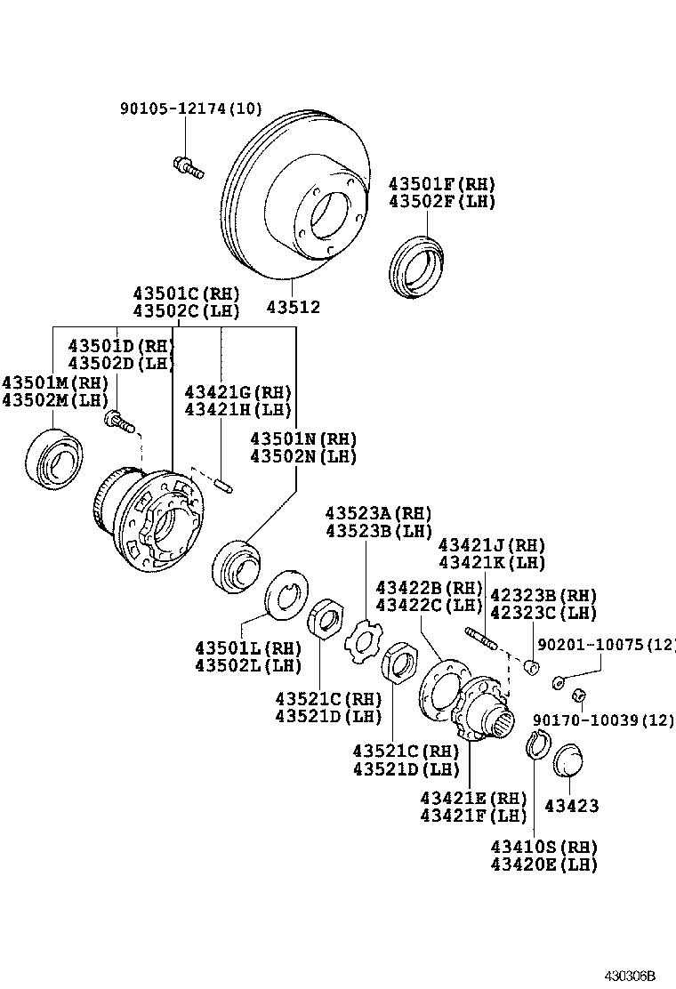 Front Axle Hub