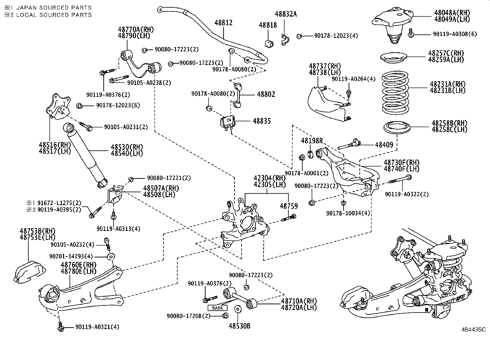 Rear Spring & Shock Absorber
