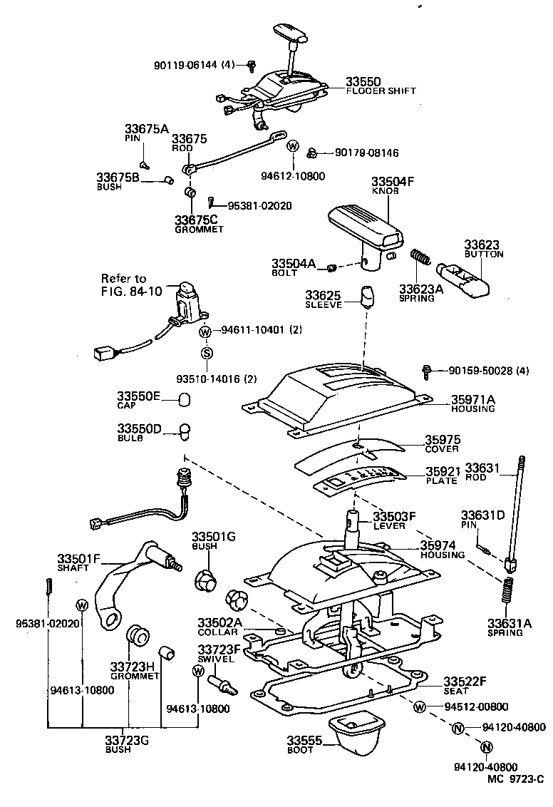 Shift Lever & Retainer