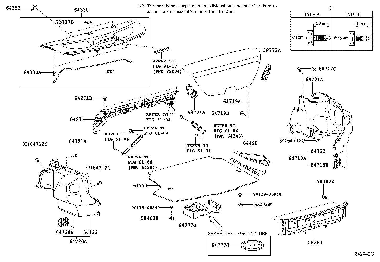 Package Tray Panel & Luggage Compartment Mat