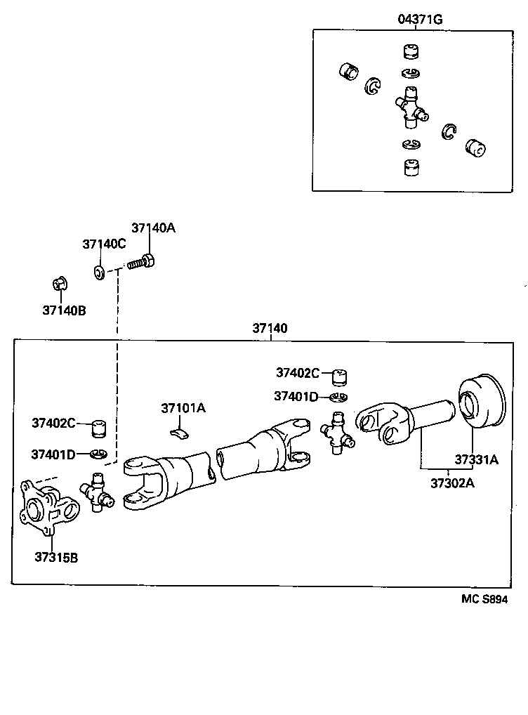 Propeller Shaft & Universal Joint