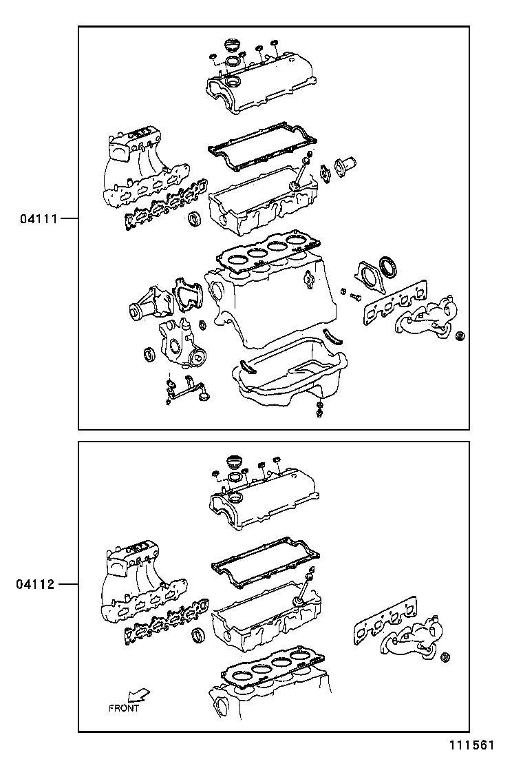 Engine Overhaul Gasket Kit