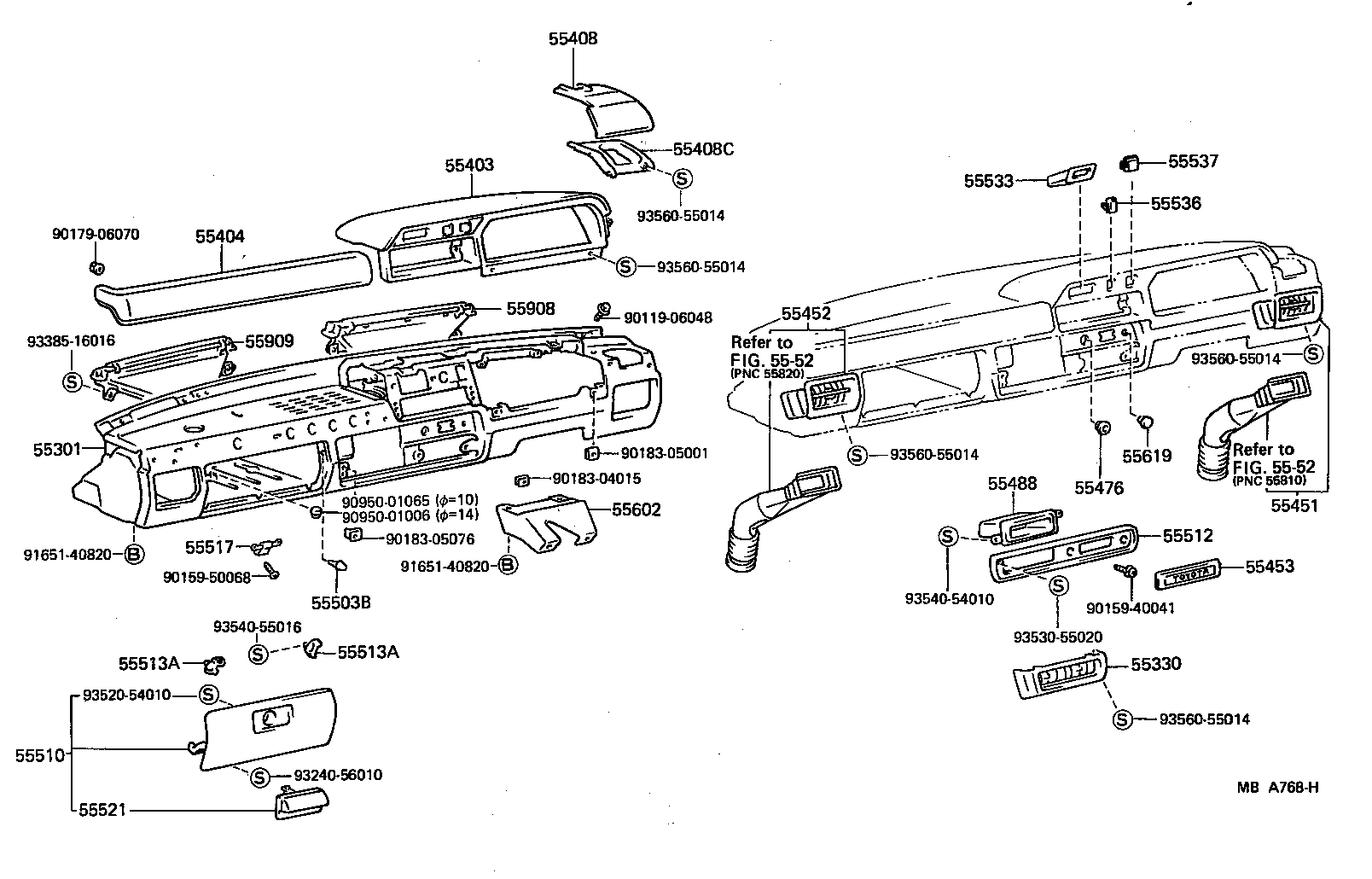 Instrument Panel Glove Compartment
