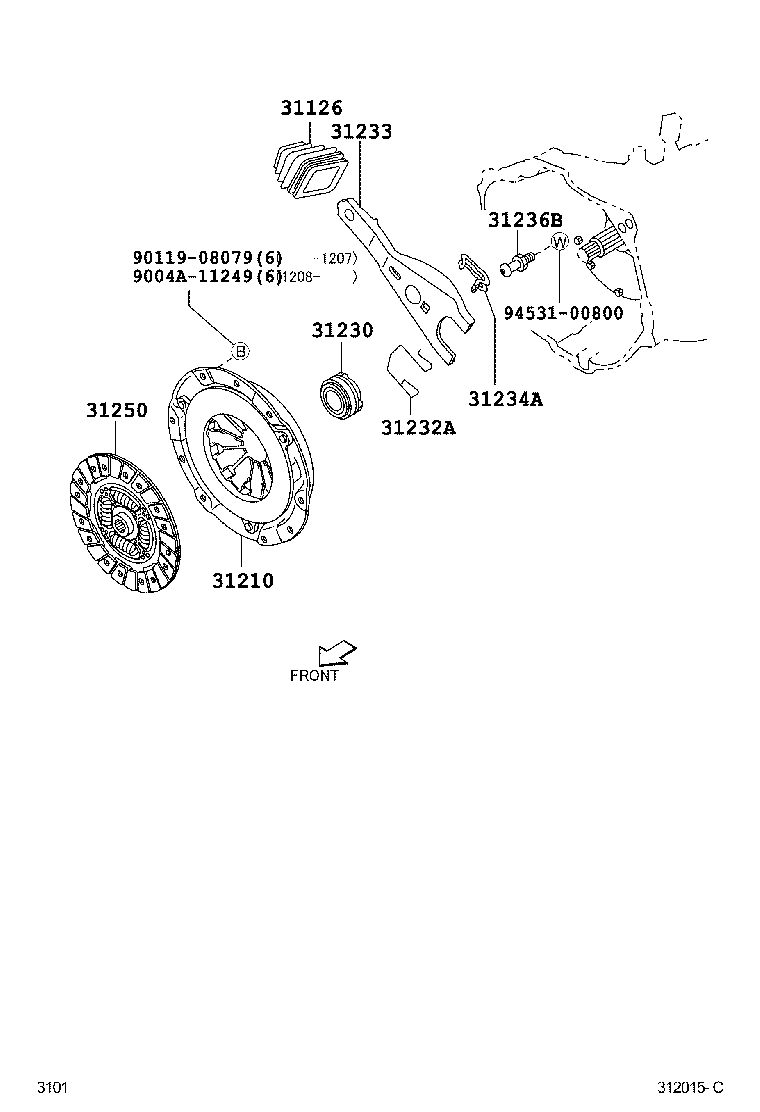 Clutch & Release Fork