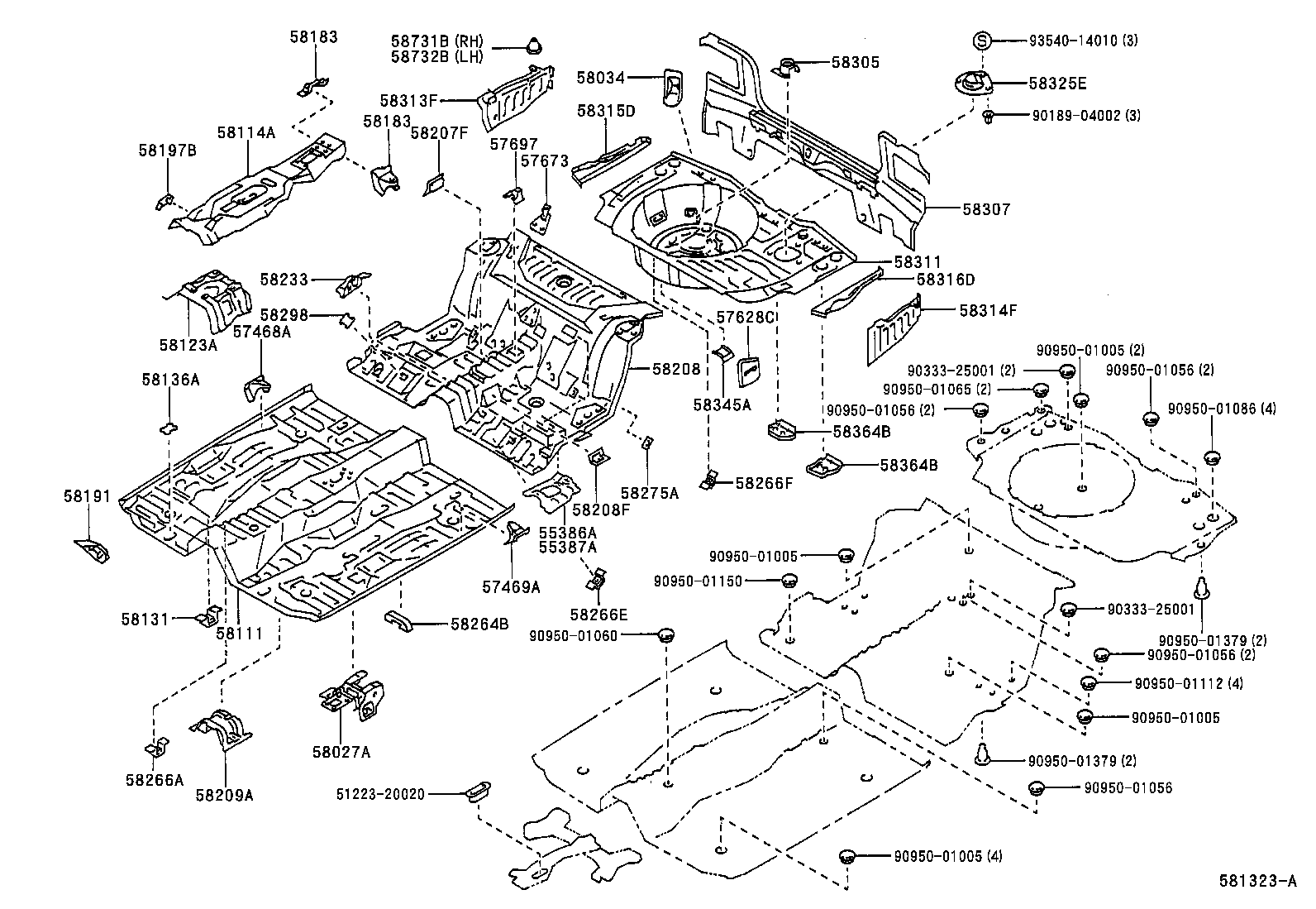 Floor Pan & Lower Back Panel