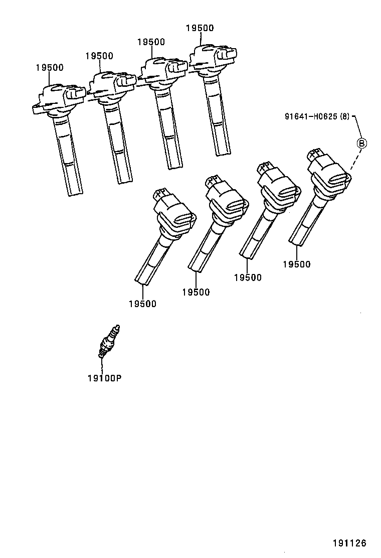 Ignition Coil Spark Plug Glow Plug