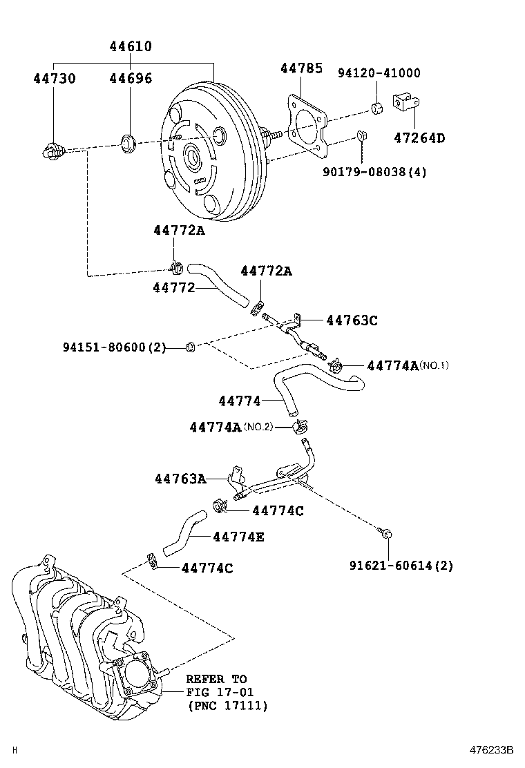 Brake Booster & Vacuum Tube