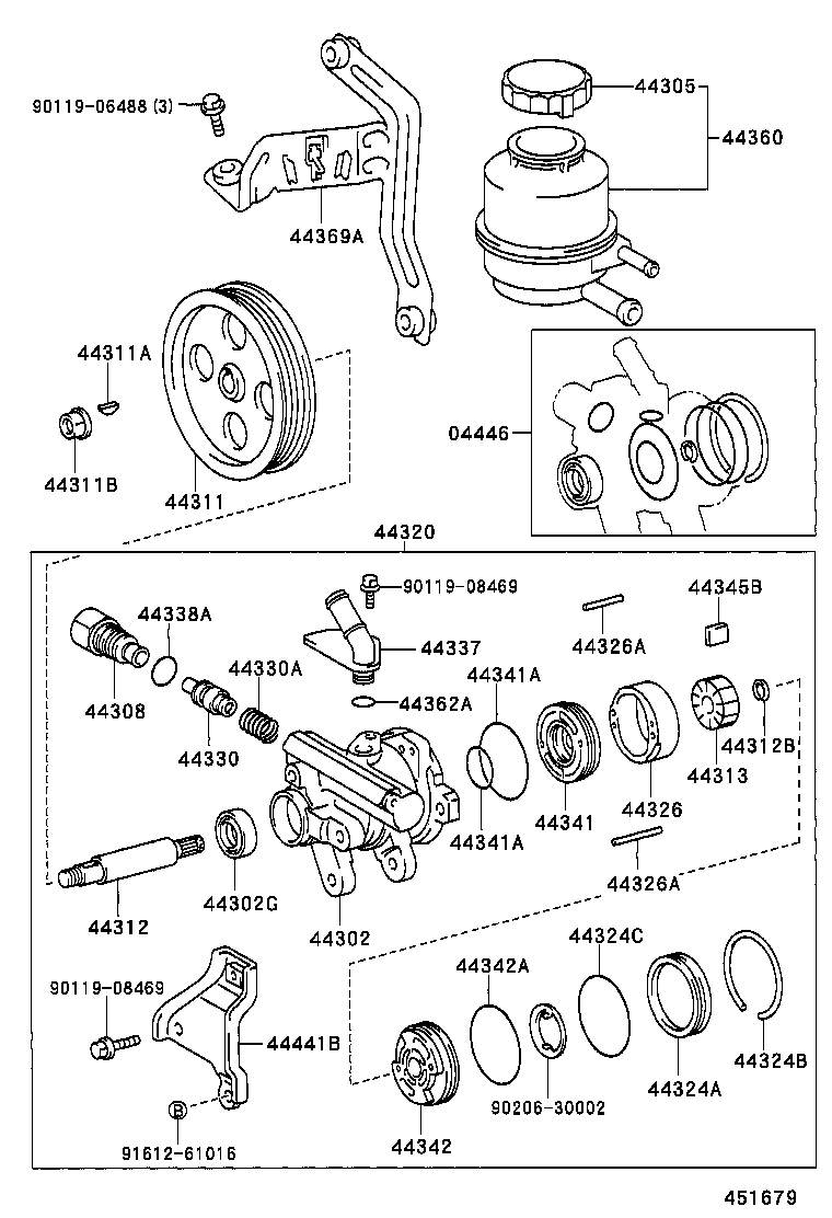 Vane Pump & Reservoir