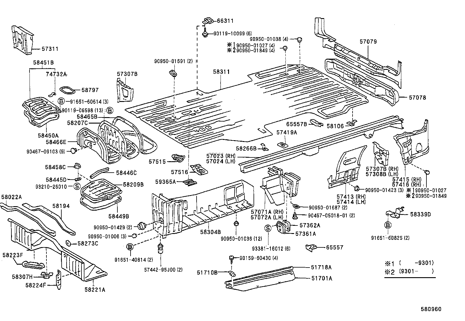 Rear Floor Panel