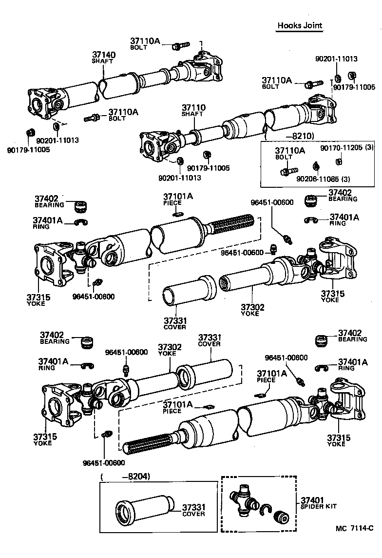 Propeller Shaft & Universal Joint