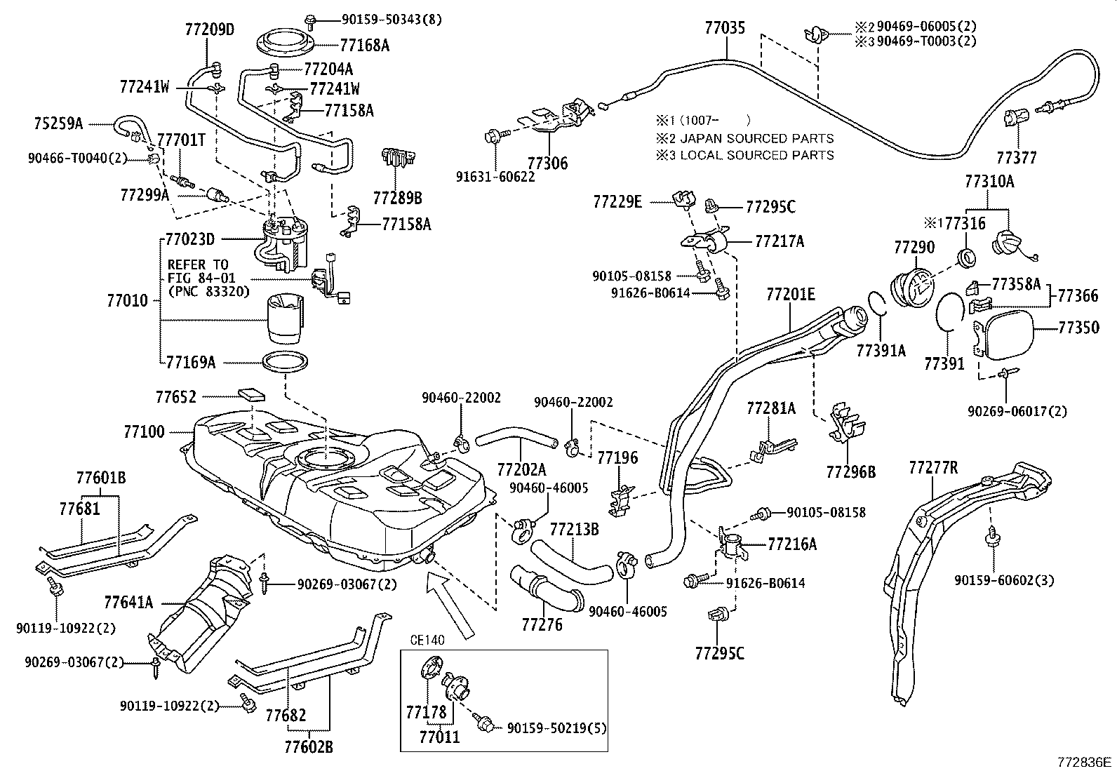 Fuel Tank & Tube