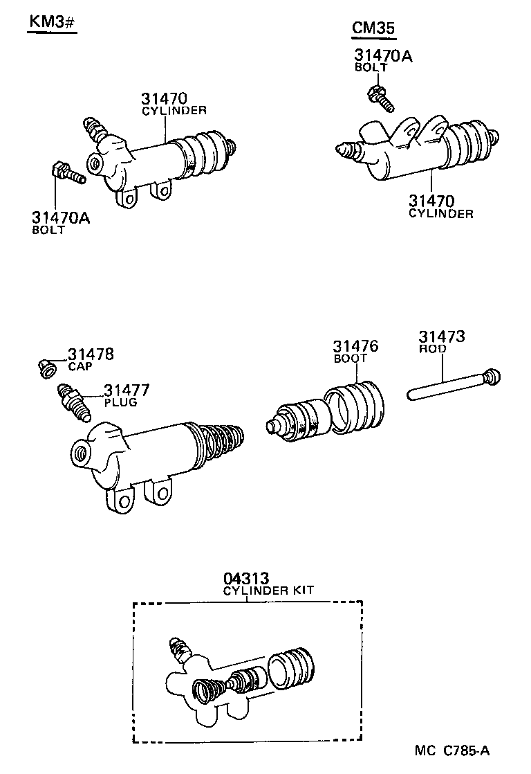 Clutch Release Cylinder